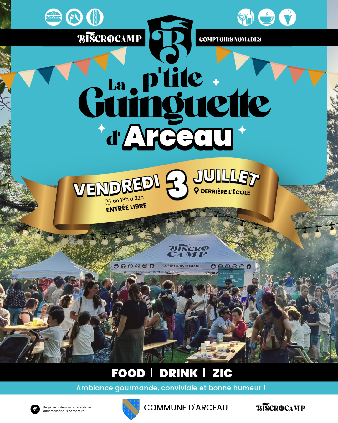 LA P’TITE GUINGUETTE d’ARCEAU