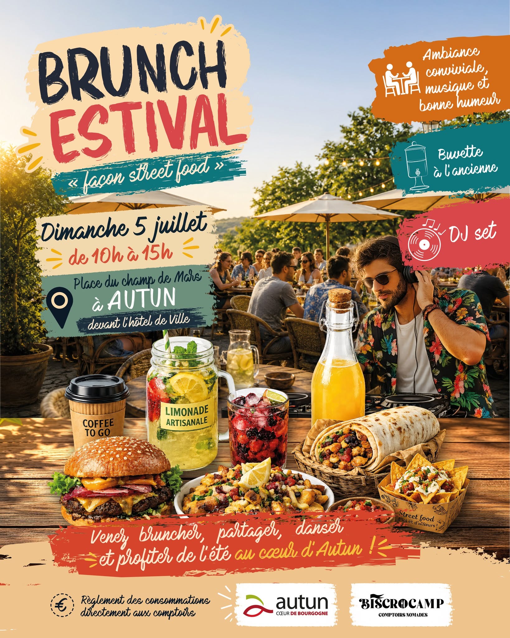 BRUNCH ESTIVAL à AUTUN